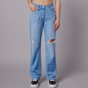 RSQ Vintage Mom High-Rise Straight Leg Denim Jeans Size 9